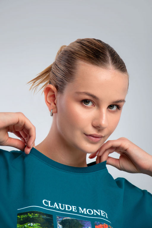 Арт. 4139 Туника женская 44-54 (6 шт) Цвет:изумруд