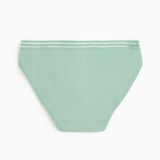 Трусы женские слипы, цвет зеленый, р-р 44-46