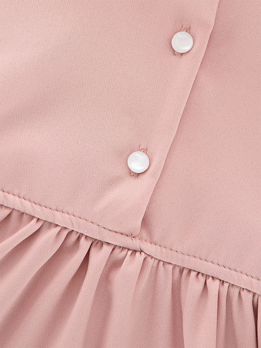 Нарядное платье со сьемным воротником UD 6224 крем-роз - Mini maxi фото 6