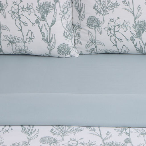 Постельное бельё LoveLife евро Summer day 200х220см,225х240см,50х70см-2шт, жатка, 100% п/э, 100гр/м2  фото 2