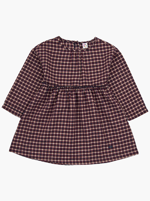 Платье для девочки нарядное детское праздничное в клетку UD 6820 син/крас клетка - Mini maxi фото 8