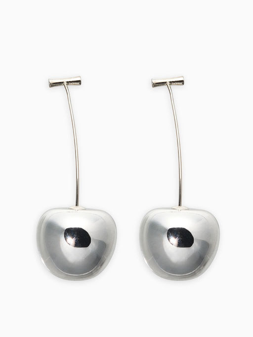 Цена за 2 шт. Серьги «Черешня», цвет серебро