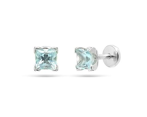 Серьги из серебра топаз, Ю-25005р