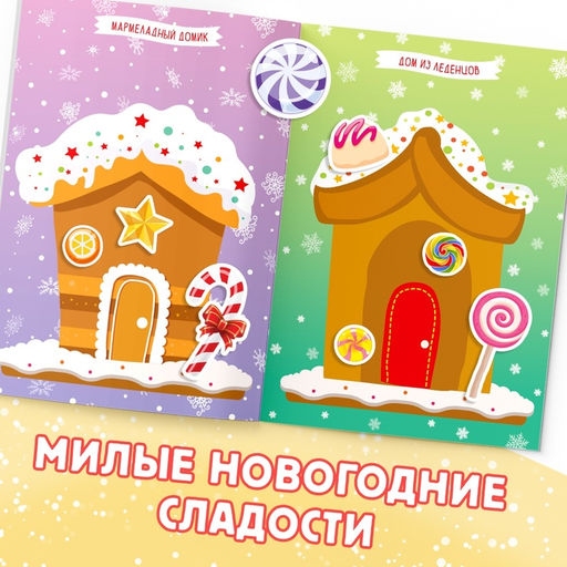 Книга с наклейками Укрась меня. 8 сладостей, 12 стр. - Буква-Ленд фото 16