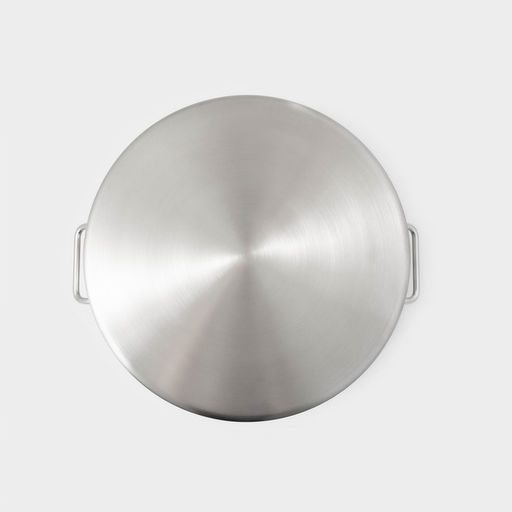 Кастрюля Hanna Knövell, 20 л, d=32.5 см, h=31 см, толщина 0.8 мм, с крышкой, капсульное дно, индукция, нержавеющая сталь, хромированная