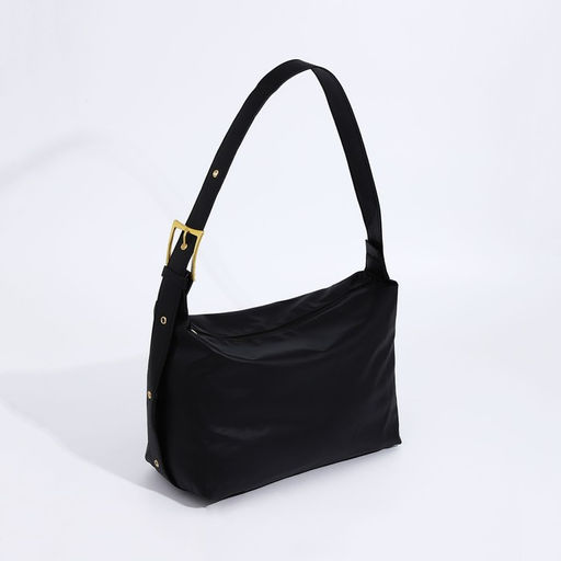 Сумка-мешок на молнии цвет чёрный - Simaland фото 2