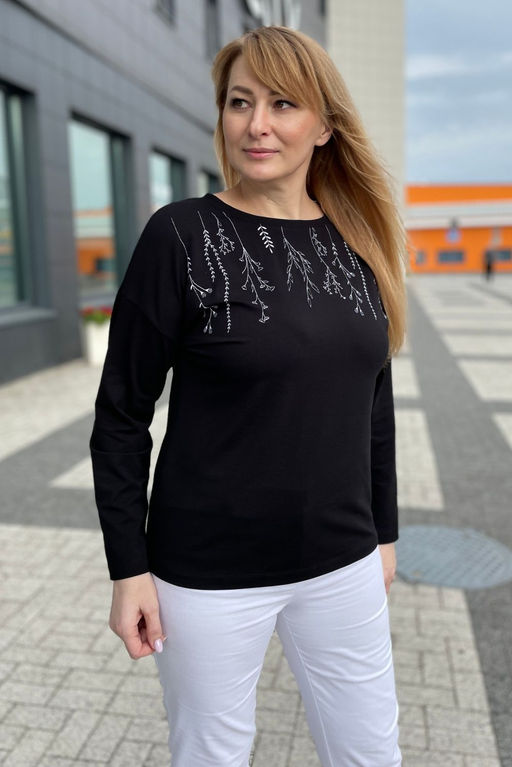 Джемпер Rumoda 2152 черный/дл.рукав  фото 7