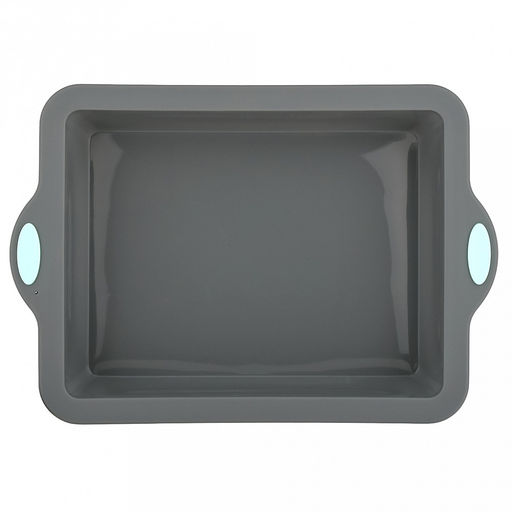 Противень силиконовый "Linea Silicone" 33х22х5,3см, с металлическим каркасом, прямоугольный, глубокий, "Regent" (Китай)