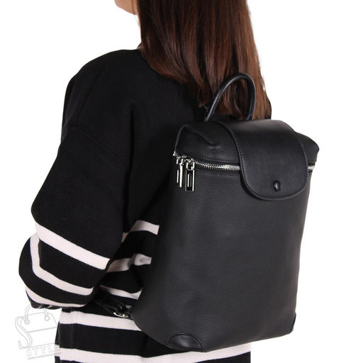 Рюкзак женский кожаный 7138VG black Vitelli Grassi/30 в Новосибирске