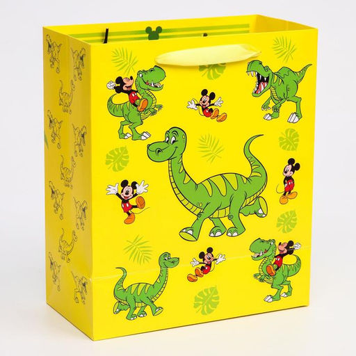 Пакет ламинированный вертикальный, 23 х 27 х 11,5 см Dino, Микки Маус - Disney фото 2