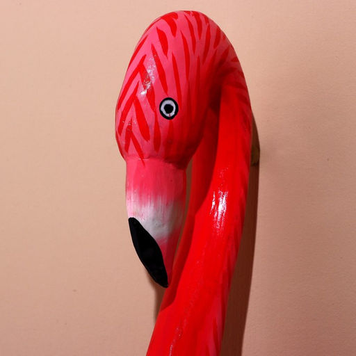 Сувенир «Фламинго», 30 см, дерево