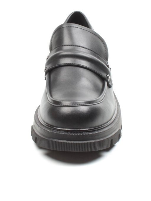 03-C1818-1 BLACK Лоферы женские (натуральная кожа)