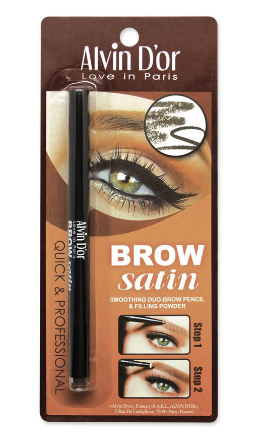 Alvin Dor P-5 Дуэт для бровей карандаш+пудра Brow Satin (тон 04 Blonde)