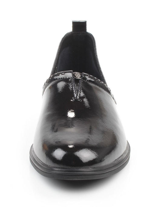 06-M17-5 BLACK Туфли женские (натуральная кожа)