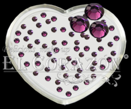 El Corazon Стразы стеклянные 100шт/107 SS6-аметист