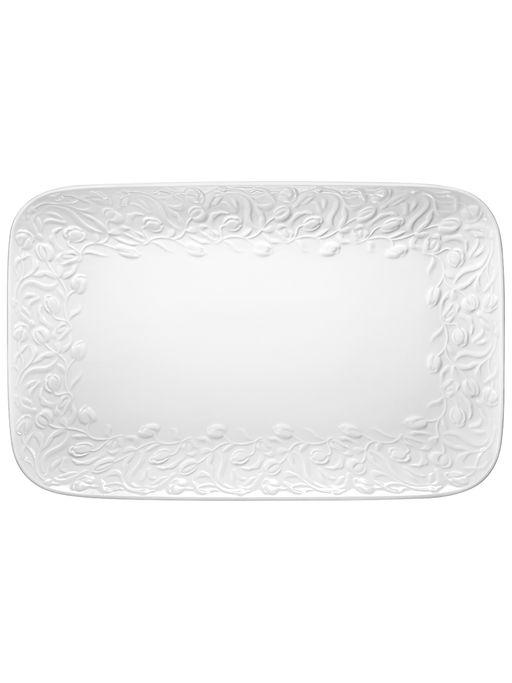 Блюдо прямоугольное 36*23*3 см Тюльпаны большое, фарфор - Elan gallery фото 3