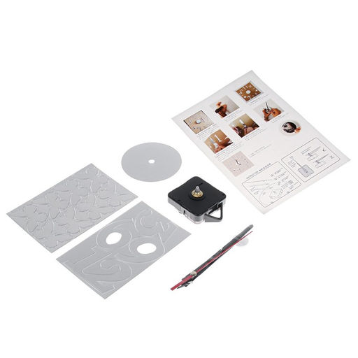 Часы настенные интерьерные Бабочки, 3D, наклейка, бесшумные, плавный ход, d=40 см