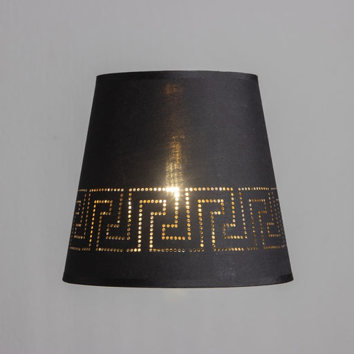 Абажур Е27 черный 20х20х18 см