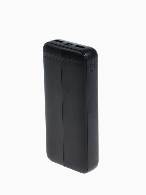 Внешний аккумулятор PB-04, 20000 мАч, 2 USB, 2 А, индикация, чёрный