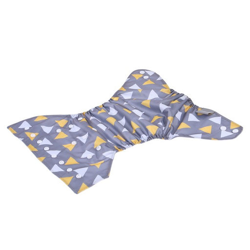 Трусики-подгузник, многоразовый, Треугольники, от 0-36 мес. - Крошка я фото 4