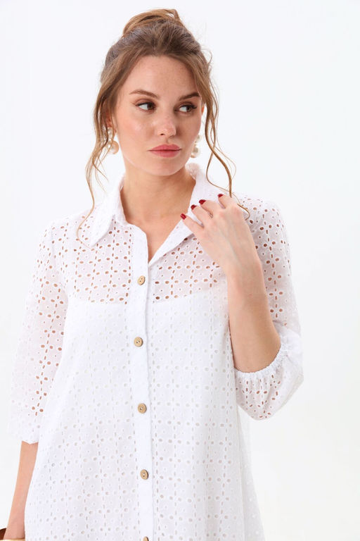 Платье NIKVA н800-6 молоко