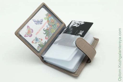 Женская кожаная визитница Sergio Valentini СВ 8032-010  фото 9