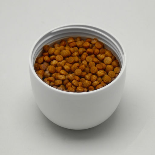 Поилка прогулочная 585 мл+контейнер для корма, жёлтая - Пижон фото 10