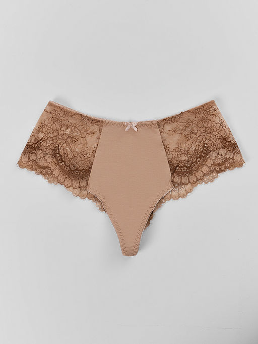 Цена за 2 штуки! Трусы бразилиана женские с кружевными деталями - Mark formelle фото 8