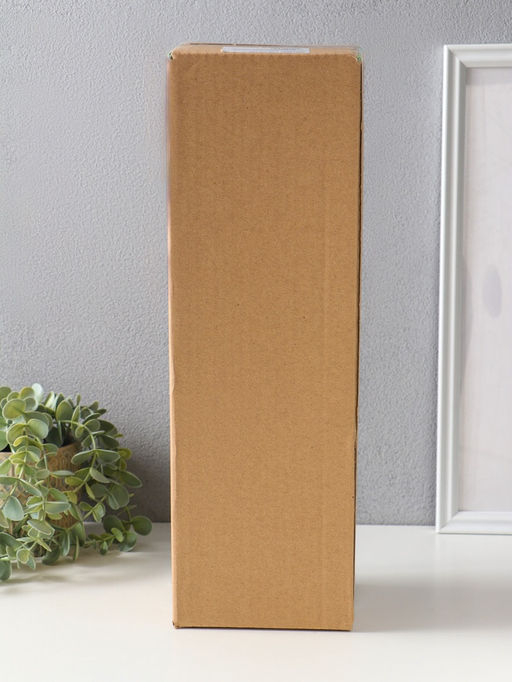 Фигура полистоун «Африканка с кувшином, с повязкой в волосах», бело-золотой, 9×8×37.5 см