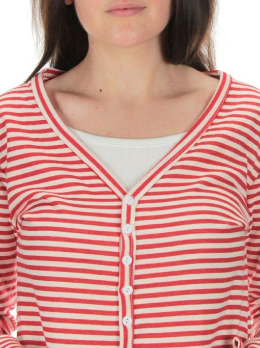 TA019 RED Кардиган женский (100% хлопок)