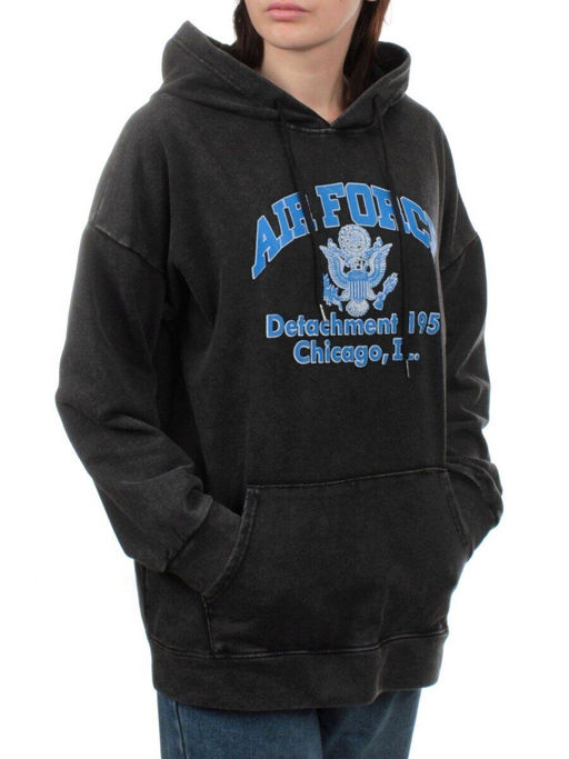 AT328 DK. GRAY Худи женское (90% хлопок, 10% полиэстер) - Fashion фото 2