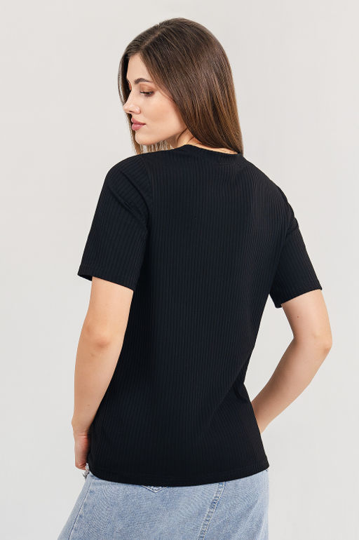 Арт. 3402/2 Футболка женская 44-52 (5 шт) Цвет:черный - Калинка фото 6