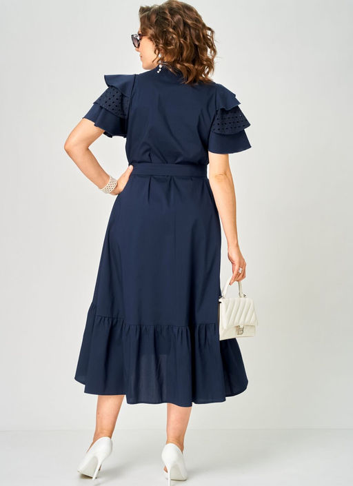 Платье EVA GRANT 7297 синий