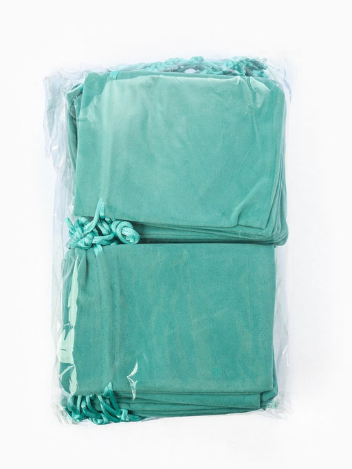 Набор мешочков бархатных 50 шт. «Классика», 9×12 см, бирюзовый