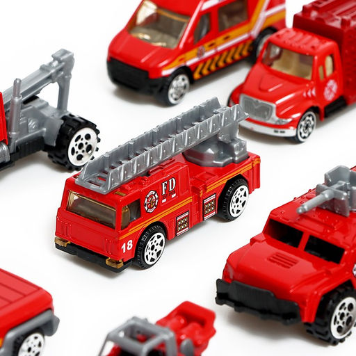 Машинки металлические Пожарная служба, набор 15 шт. - Simaland фото 3