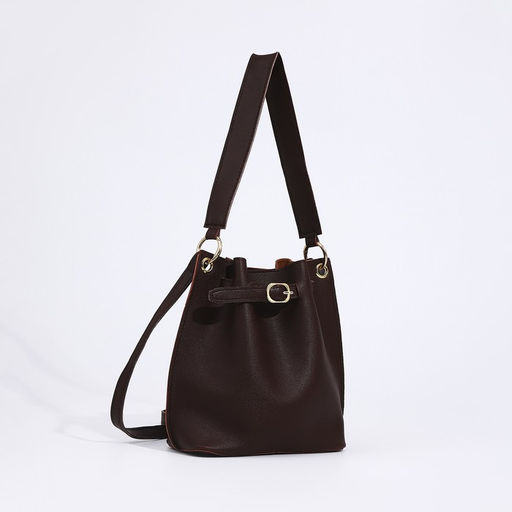 Сумка кросс-боди на утяжке, цвет коричневый - Simaland фото 3