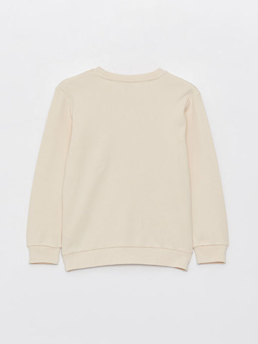 Bisiklet Yaka Bask?l? Uzun Kollu Erkek ?ocuk Ti??rt - Waikiki фото 2