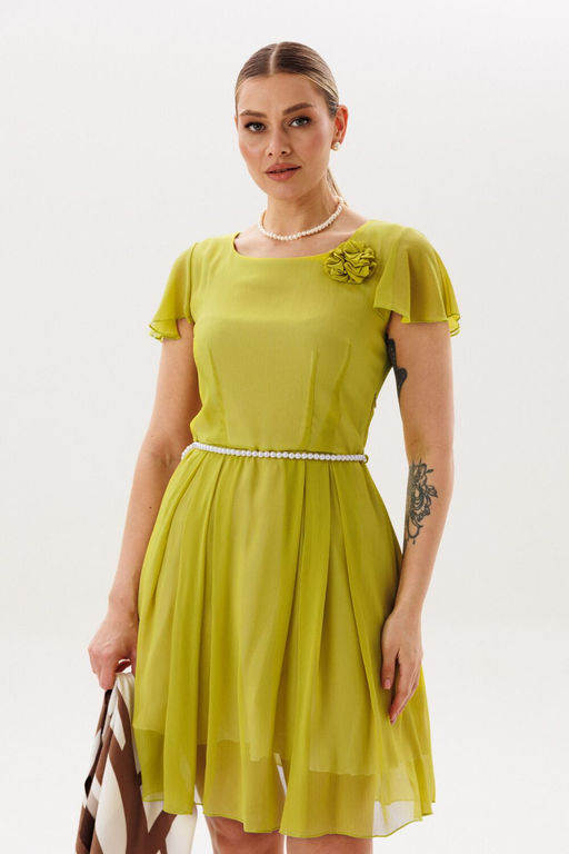 Платье ANELLI 1865 лаймовый коктейль  фото 7