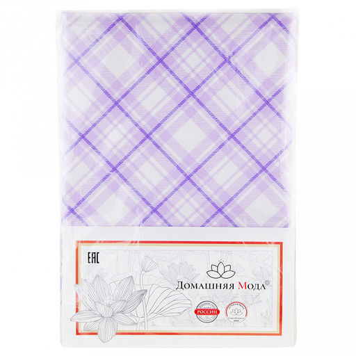 "Аромат лаванды К" Скатерть-дорожка на стол 50х145см, хлопок "Премиум" 186г/м2, "Домашняя мода" (Россия)