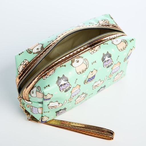 Косметичка на молнии, цвет зелёный - Simaland фото 4