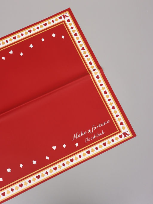 Цена за 20 шт. Пленка для цветов, «Удача», винный, 57×57 см