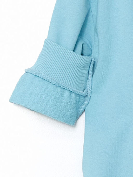 Bisiklet Yaka Bask?l? Erkek Bebek Sweatshirt - Waikiki фото 3