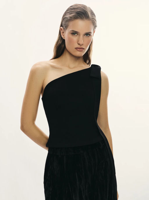 Топ асимметричный с бантом / Zarina