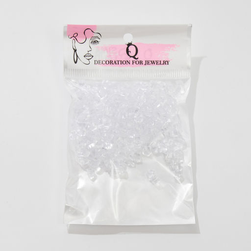 Заглушки для сережек, швенз, пусет силиконовые для швенз и пусет «Цветочки» (набор 10гр), 3*2,5мм, цвет прозрачный