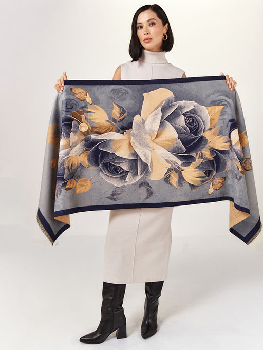 Палантин в составе шерсть и кашемир