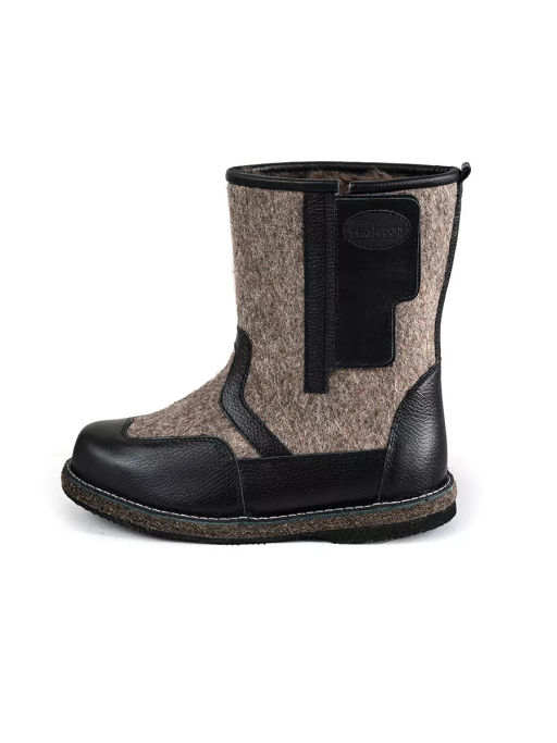 Сапоги мужские войлочные Мансур, на липучках, войл. подошва