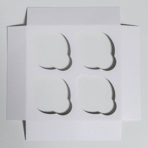 Цена за 5 шт. Коробка для капкейков «С Новым годом» 16×16×10 см