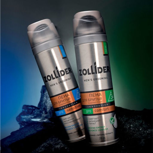 Zollider Pro Sensitive, пена для бритья для чувствительной кожи 200 мл/ Zollider Pro Sensitive, shave foam for sensitive skin, 200ml  фото 4
