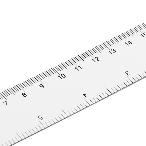 Цена за 100 шт. Линейка прозрачная Calligrata 20 см