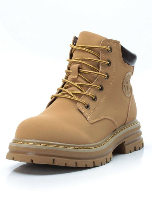 01-P8305-1 BROWN Ботинки демисезонные женские (натуральная кожа)